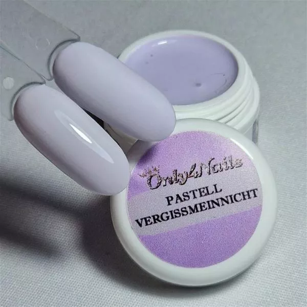 Farbgel Vergissmeinnicht Muster Nails